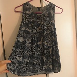 Jcrew tank top in floral print